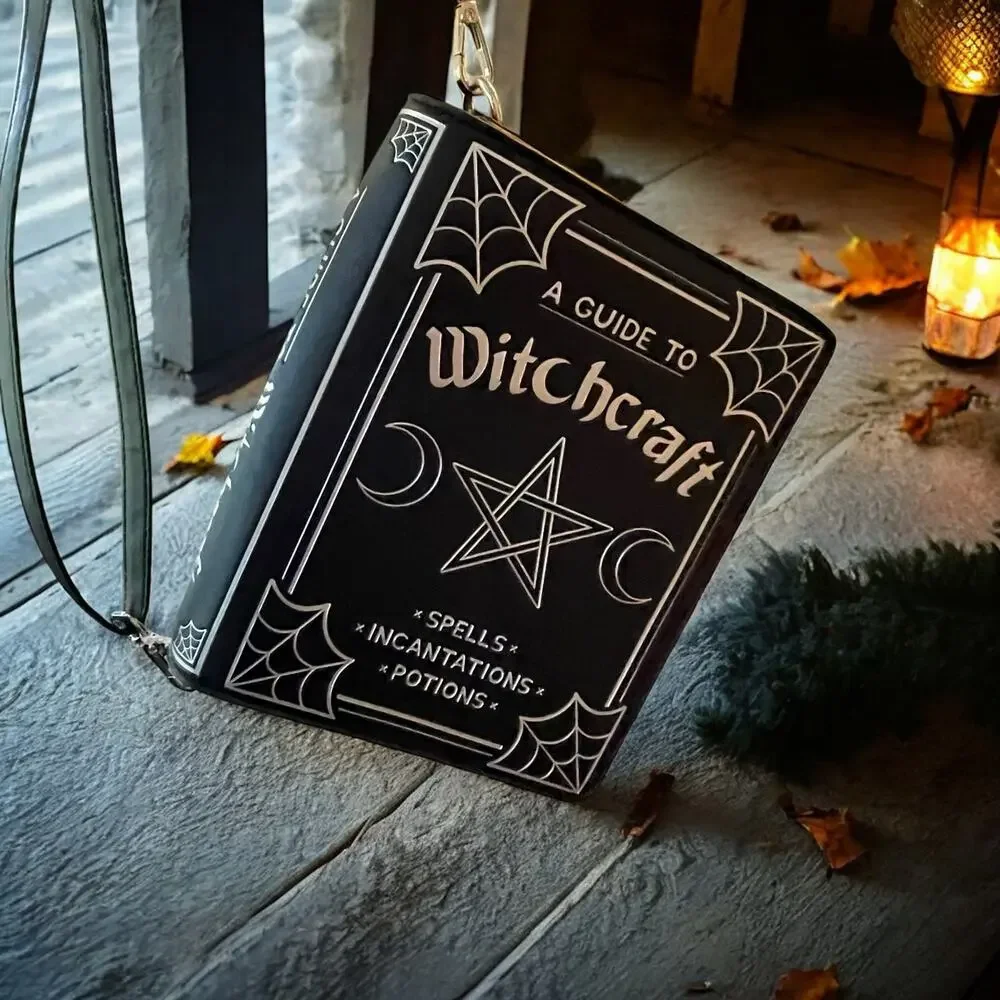 A Guide To Witchcraft Book Crossbody Bag Hot Topic Halloween Goth Spooky